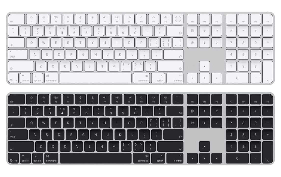 Magic Keyboard(带有 Touch ID 和数字小键盘)(USB-C)